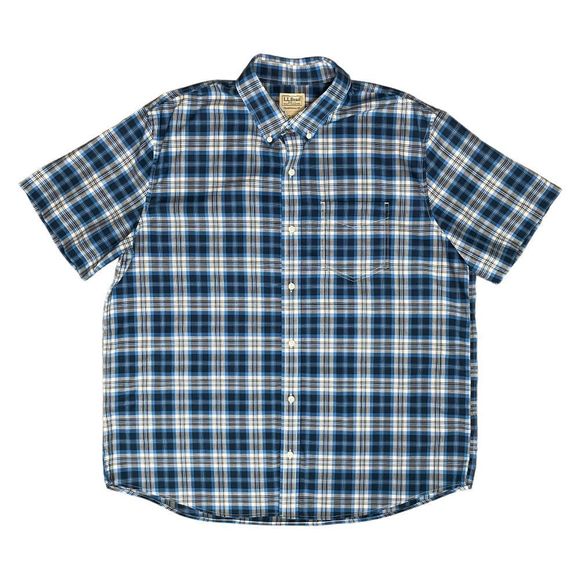 L.L.Bean Traditional Fit Plaid Shirt XL-REG - Picture 3 of 8
